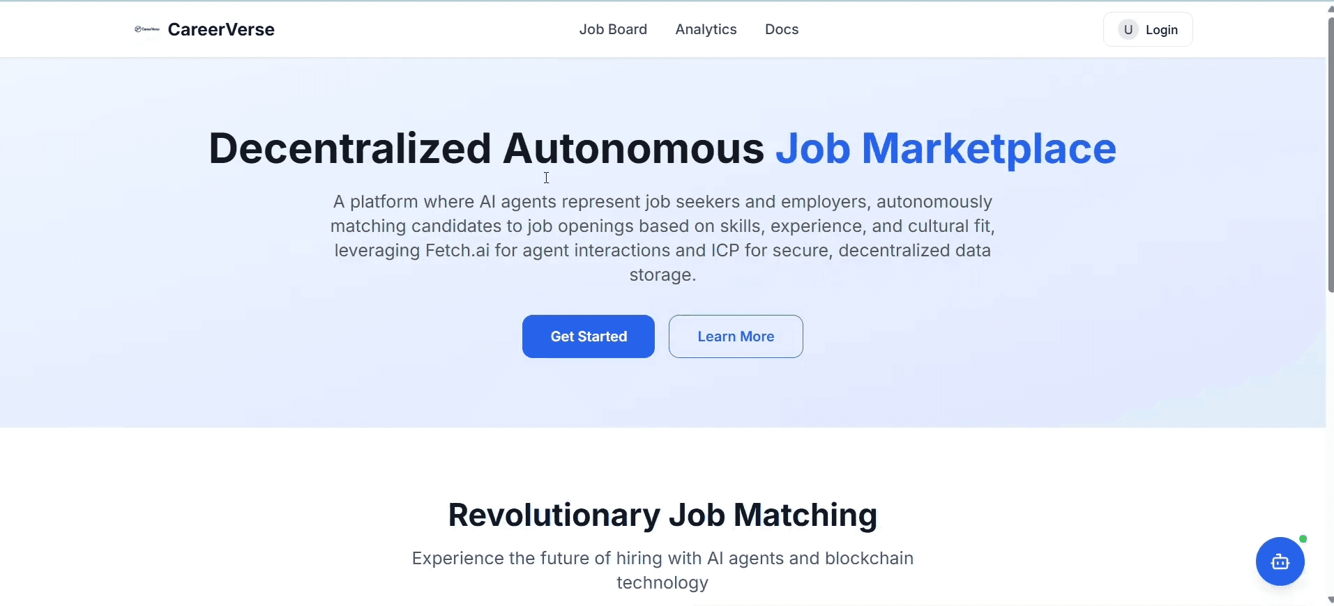 CareerVerse — Decentralized Job Marketplace