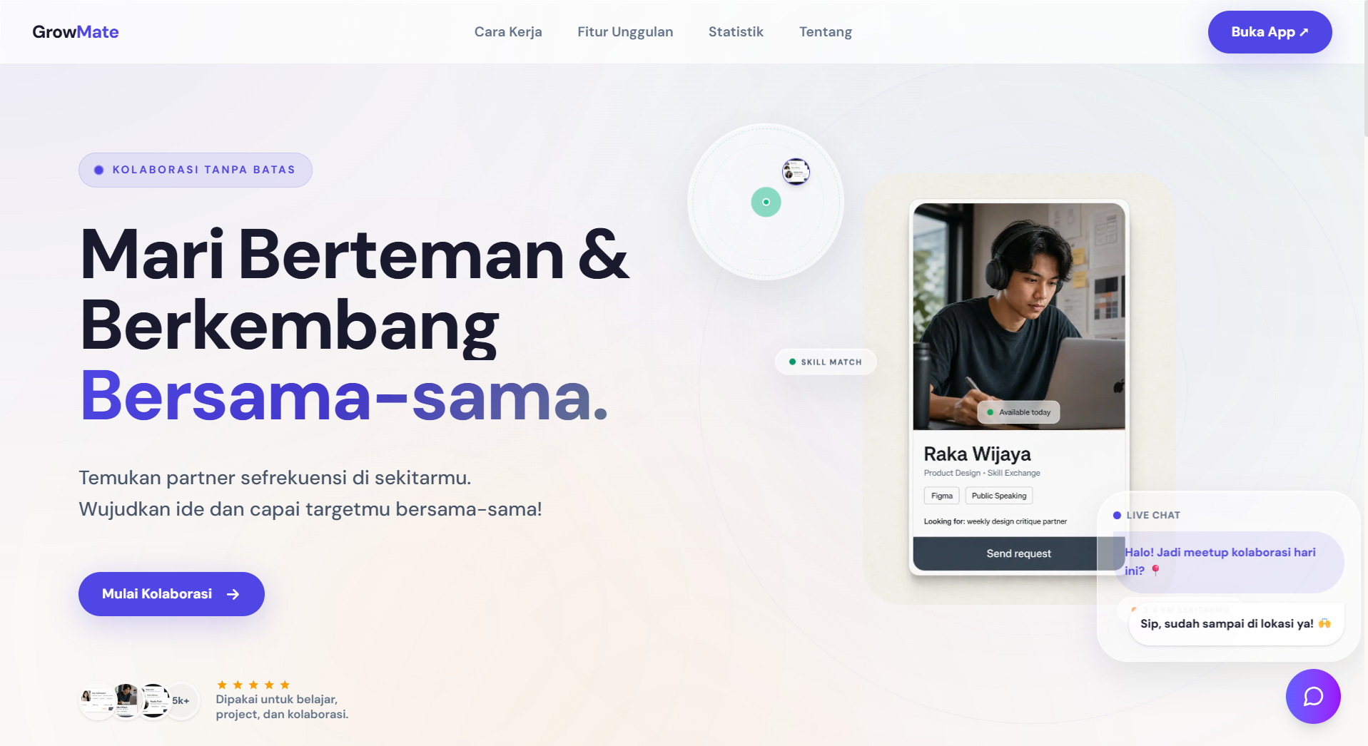 GrowMate — Collaboration Platform